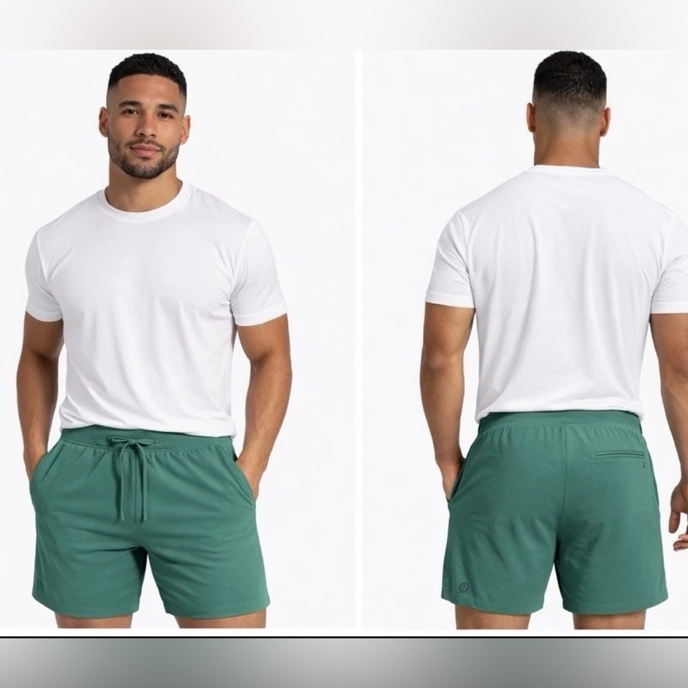 Lululemon Men’s Green Athletic Training Shorts Size L